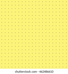 Vector illustration of a yellow workshop peg board. Seamless pattern.