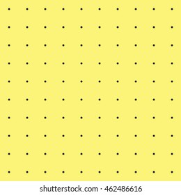 Vector Illustration Of A Yellow Workshop Peg Board. Seamless Pattern.