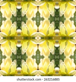 Vector illustration of a yellow-green background