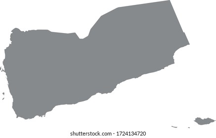 vector illustration of Yemen map