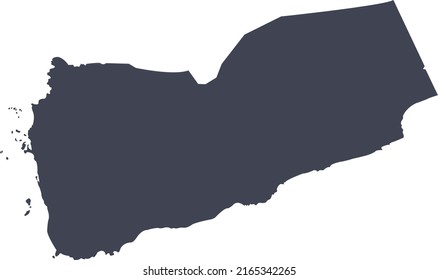 Vector Illustration of Yemen map