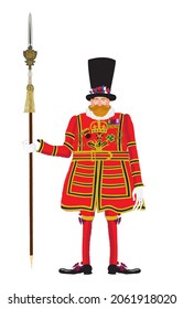 Vector illustration of a Yeoman Warder