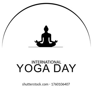 vector illustration of yoga day