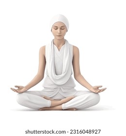 Vector Illustration of Yoga day