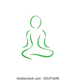 Vector Illustration : Yoga poses