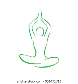 Vector Illustration : Yoga poses
