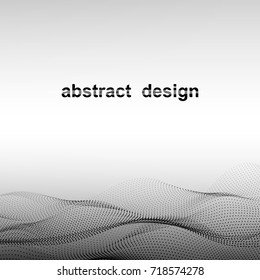 vector illustration you can use it as template for background for your text. Clear styling cyberspace. Black-n-white graphic background.