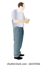 Ilustración vectorial del joven