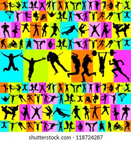 Vector Illustration of Young people