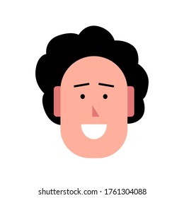 男性 横顔 イケメン 笑う のイラスト素材 画像 ベクター画像 Shutterstock