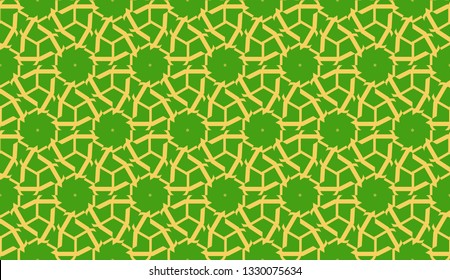 Vector illustration. For your business, presentation, fashion print. Pattern with abstract illusion triangles. Light green color