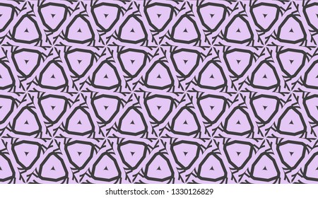 Vector illustration. For your business, presentation, fashion print. Pattern with abstract illusion triangles.