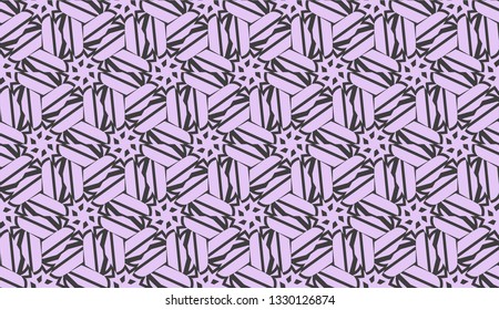 Vector illustration. For your business, presentation, fashion print. Pattern with abstract illusion triangles.