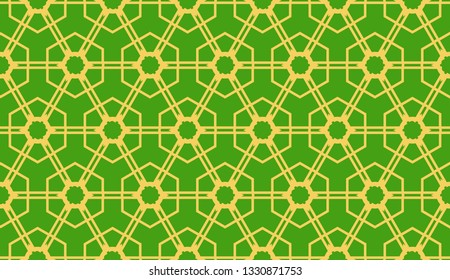 Vector illustration. For your business, presentation, fashion print. Pattern with abstract illusion triangles. Light green color