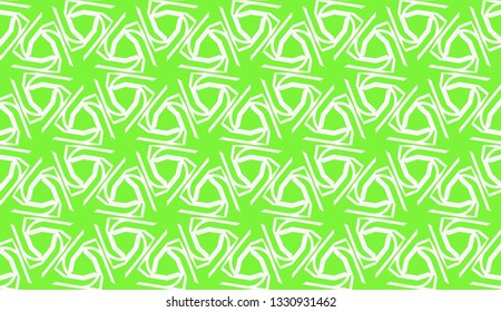 Vector illustration. For your business, presentation, fashion print. Pattern with abstract illusion triangles. Light green color