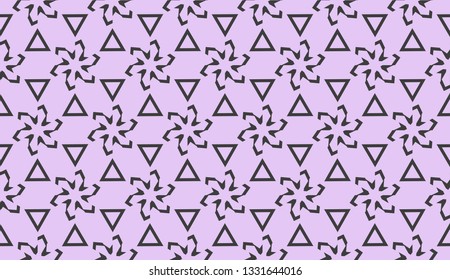 Vector illustration. For your business, presentation, fashion print. Pattern with abstract illusion triangles.