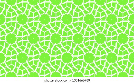 Vector illustration. For your business, presentation, fashion print. Pattern with abstract illusion triangles. Light green color