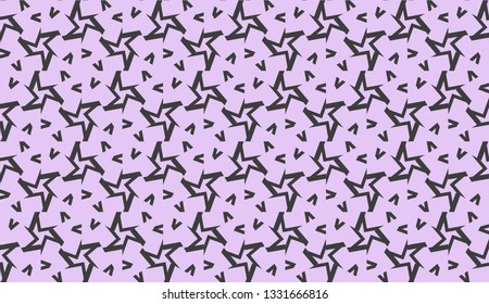 Vector illustration. For your business, presentation, fashion print. Pattern with abstract illusion triangles.