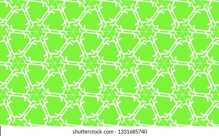 Vector illustration. For your business, presentation, fashion print. Pattern with abstract illusion triangles. Light green color