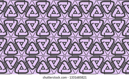 Vector illustration. For your business, presentation, fashion print. Pattern with abstract illusion triangles.