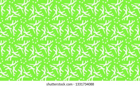 Vector illustration. For your business, presentation, fashion print. Pattern with abstract illusion triangles. Light green color