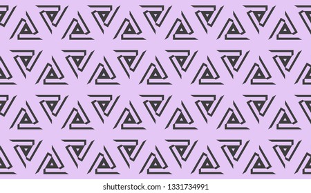 Vector illustration. For your business, presentation, fashion print. Pattern with abstract illusion triangles.