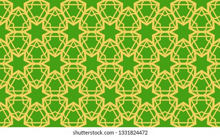 Vector illustration. For your business, presentation, fashion print. Pattern with abstract illusion triangles. Light green color