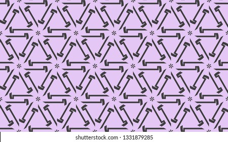 Vector illustration. For your business, presentation, fashion print. Pattern with abstract illusion triangles.