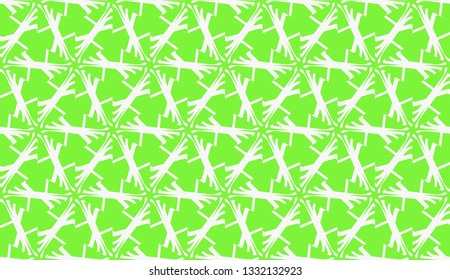 Vector illustration. For your business, presentation, fashion print. Pattern with abstract illusion triangles. Light green color