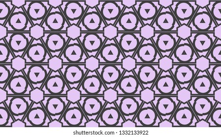 Vector illustration. For your business, presentation, fashion print. Pattern with abstract illusion triangles.