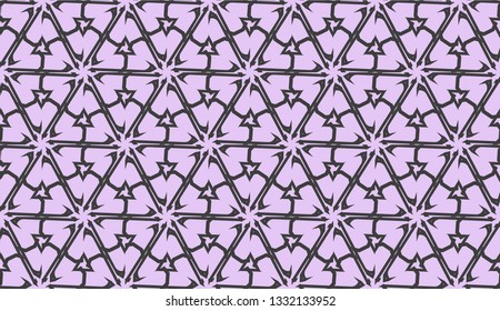 Vector illustration. For your business, presentation, fashion print. Pattern with abstract illusion triangles.