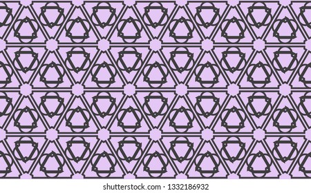 Vector illustration. For your business, presentation, fashion print. Pattern with abstract illusion triangles.