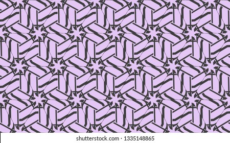 Vector illustration. For your business, presentation, fashion print. Pattern with abstract illusion triangles.