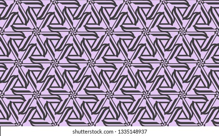 Vector illustration. For your business, presentation, fashion print. Pattern with abstract illusion triangles.