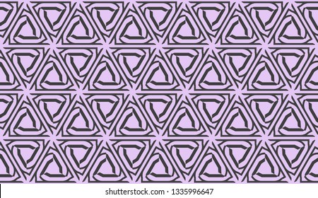 Vector illustration. For your business, presentation, fashion print. Pattern with abstract illusion triangles.
