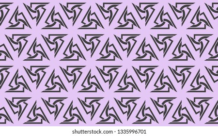 Vector illustration. For your business, presentation, fashion print. Pattern with abstract illusion triangles.