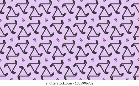 Vector illustration. For your business, presentation, fashion print. Pattern with abstract illusion triangles.