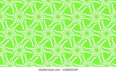 Vector illustration. For your business, presentation, fashion print. Pattern with abstract illusion triangles. Light green color