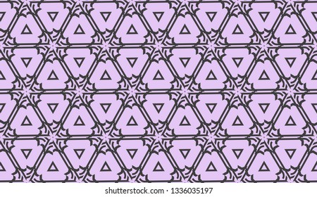 Vector illustration. For your business, presentation, fashion print. Pattern with abstract illusion triangles.
