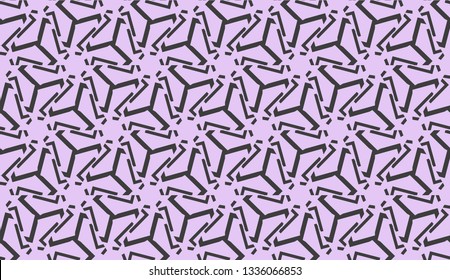Vector illustration. For your business, presentation, fashion print. Pattern with abstract illusion triangles.