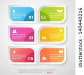 Vector illustration for your business presentations. Modern Design template / can be used for infographics / numbered banners / horizontal cutout lines / graphic or website layout vector. EPS10.