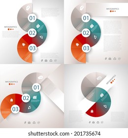 Vector illustration for your business presentations. Modern Design template / can be used for infographics / numbered banners / graphic or website layout vector. EPS10. 