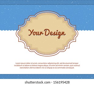 Vector illustration of Your design