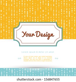 Vector illustration of Your design