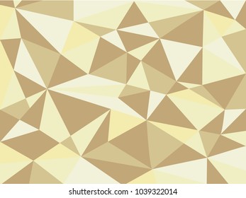 Vector illustration for your design, gold crystal abstract geometric Polygon Retro triangle Background, polygonal background, Honey background. Sparkles, lights.