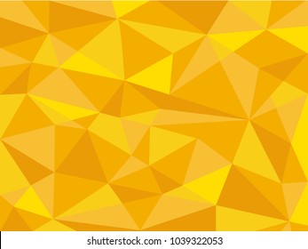 Vector illustration for your design, gold crystal abstract geometric Polygon Retro triangle Background, polygonal background, Honey background. Sparkles, lights.
