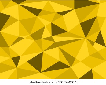 Vector illustration for your design, gold crystal abstract geometric Polygon Retro triangle Background, polygonal background, Honey background. Sparkles, lights.