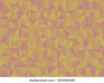 Vector illustration for your design, gold crystal abstract geometric Polygon Retro triangle Background, polygonal background, Honey background. Sparkles, lights.