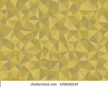 Vector illustration for your design, gold crystal abstract geometric Polygon Retro triangle Background, polygonal background, Honey background. Sparkles, lights.