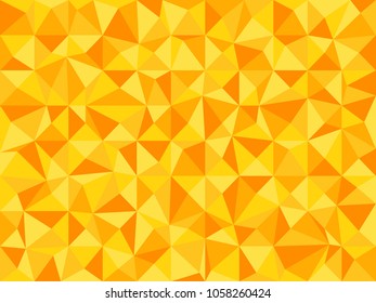 Vector illustration for your design, gold crystal abstract geometric Polygon Retro triangle Background, polygonal background, Honey background. Sparkles, lights.